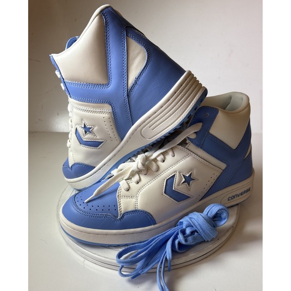 Converse Other - Rare! Men's 11.5 Converse Weapon A10597C Hi-Tops 'Carolina Blue' New (M3)
